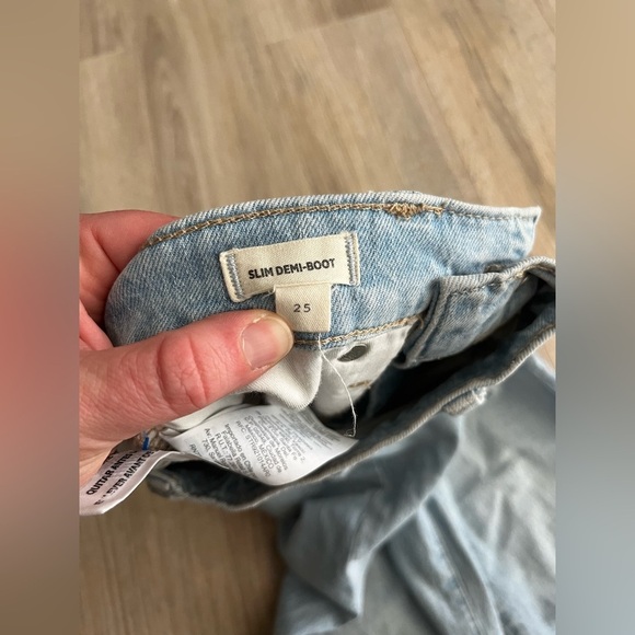 Madewell Women’s Slim Demi-Boot Jeans in Bellmeade Wash - Size 25 - Picture 11 of 12